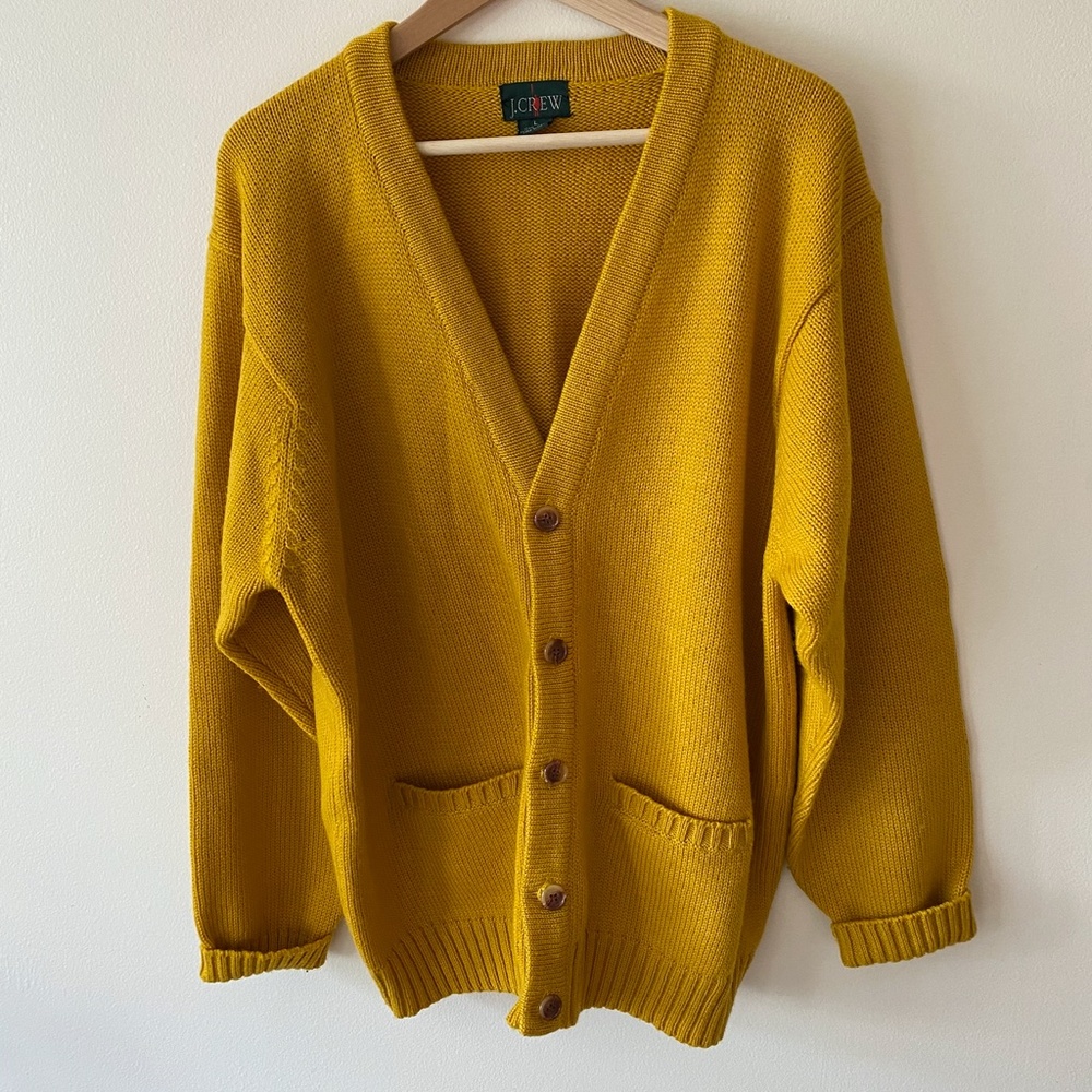 J Crew Wool Oversized Cardigan Womens Large